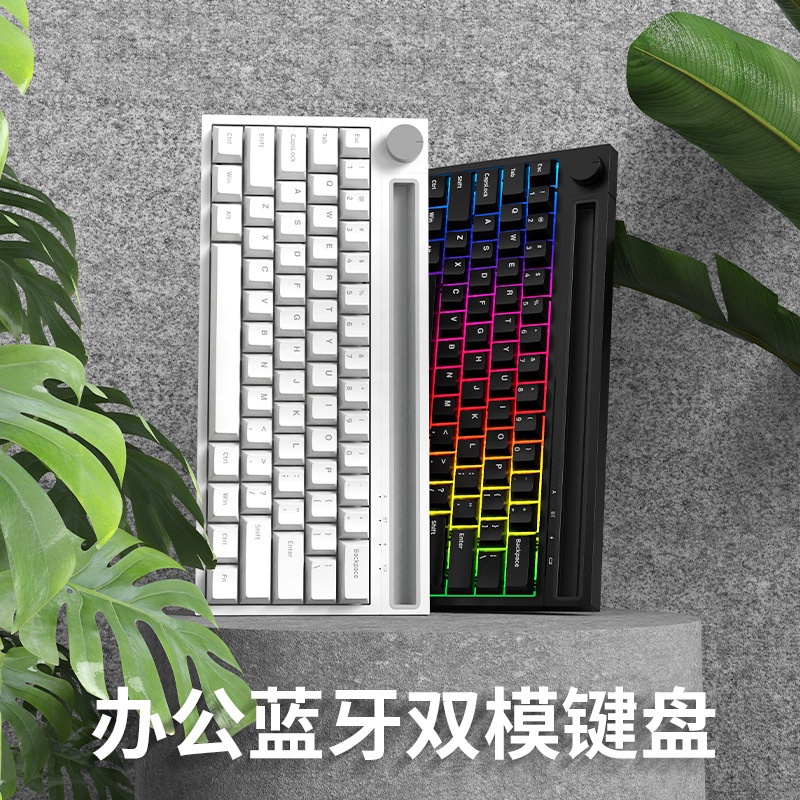 ❀⋮ Đen Quý TộcK620T Bàn Phím Cơ Không Dây Bluetooth Trục Xanh Trục Trà Chế Độ Kép62Phím Điện Thoại Di Động Máy Tính Bảng
