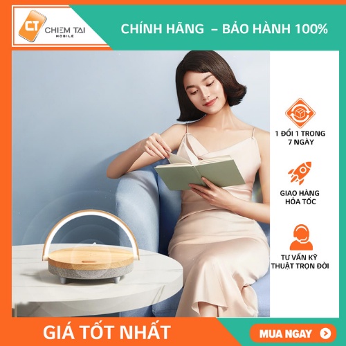 Đèn ngủ sạc không dây tích hợp loa EZVALO