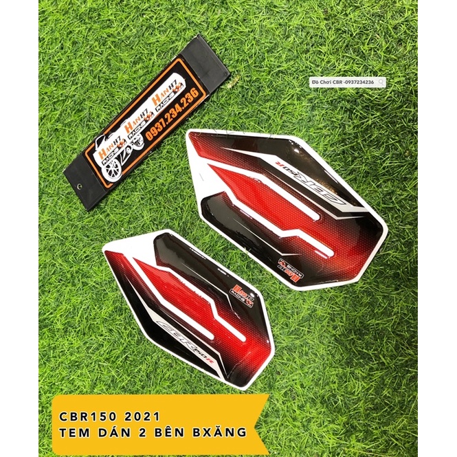 Tem Dán Hông Bình Xăng CBR150 - CBR150R - Tem Chống Trượt Bình Xăng