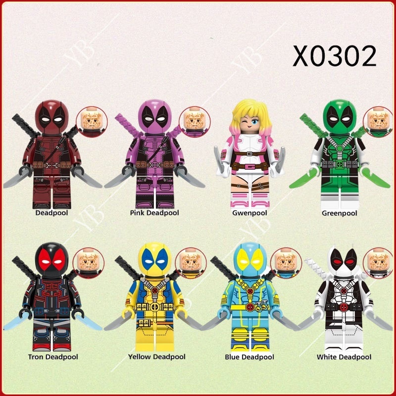 Đồ Chơi Lắp Ráp Cho Trẻ Em Siêu Anh Hùng Series Sáng Tạo Nhân Vật Nhỏ Khối Xếp Hình Marvel Avengers Nhân Vật Nhỏ