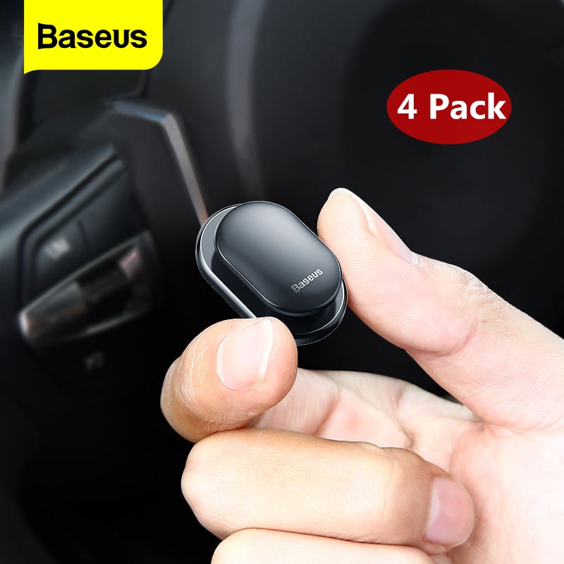 BASEUS 4 Móc Treo Dây Cáp Tiện Lợi Cho Xe Hơi