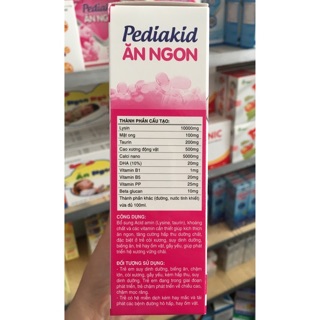 Pediakid ăn ngon hộp 20 ống