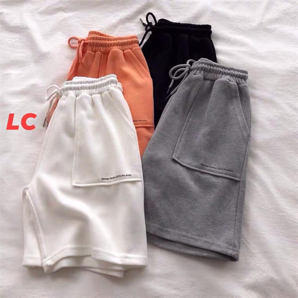 Quần 🦋 shorts unisex nam và nữ dáng suông ống rộng chất vải cotton lên form đẹp mix kèm áo thun khoác hay sơ mi áo kiểu