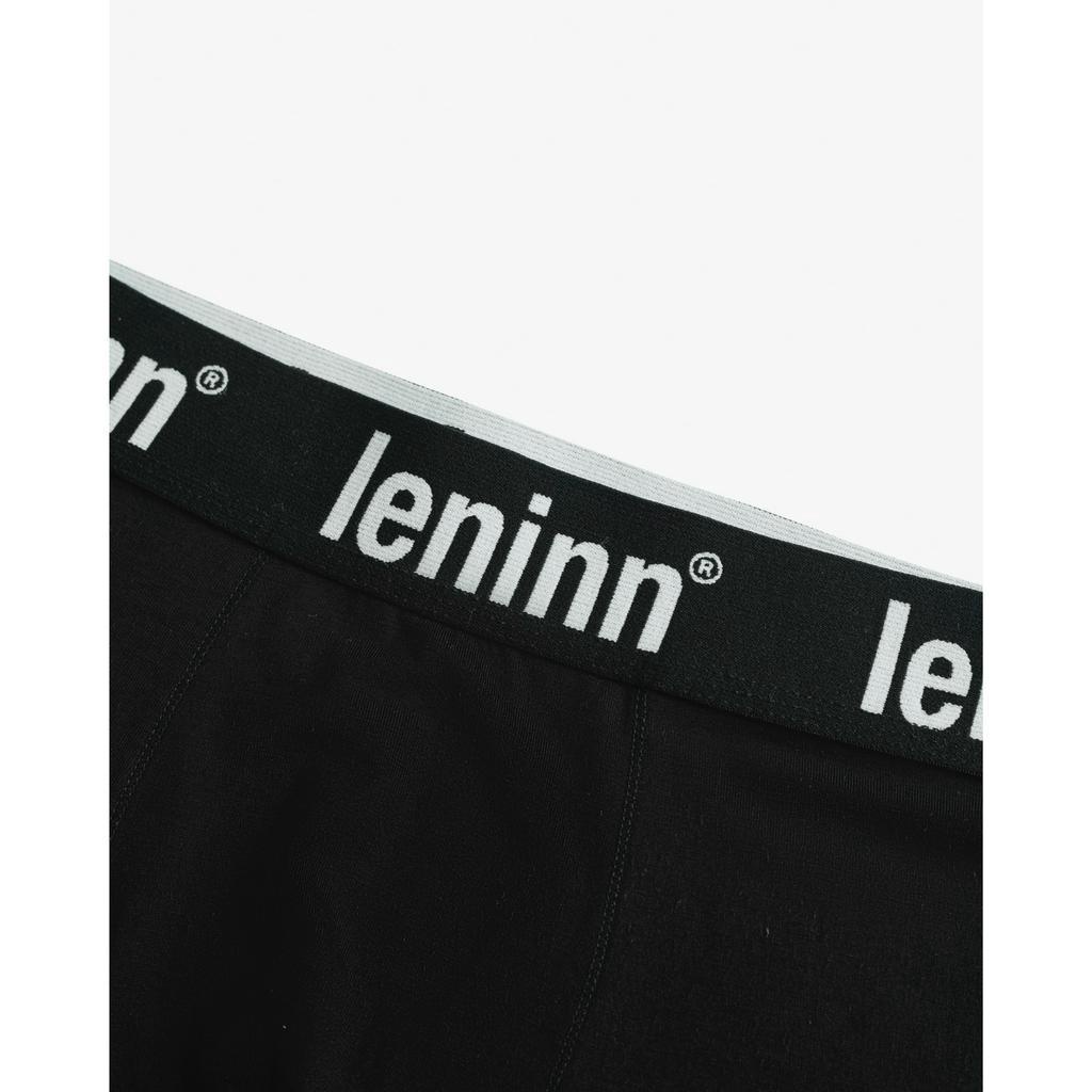 Combo 3 quần lót nam dáng Trunk Bamboo - Leninn Black Boxer
