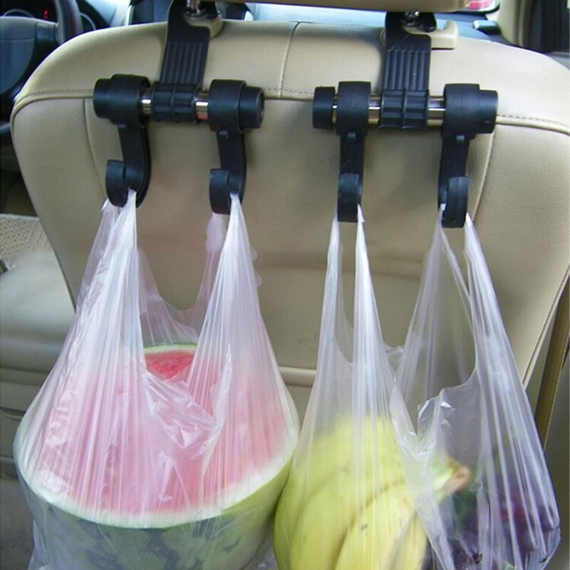 Giá Đỡ Treo Vật Dụng Có Móc Đôi Thông Dụng Cho Ghế Ngồi Xe Hơi