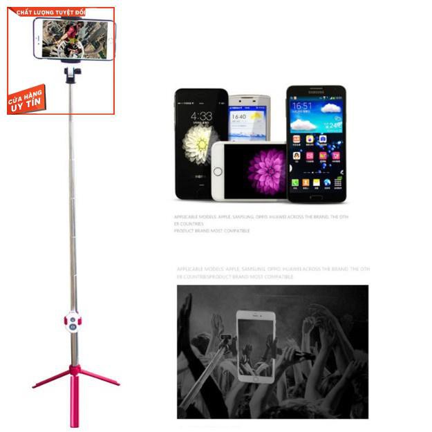 Gía rẻ Gậy tự sướng Tripod Selfie Stick ba chân Bluetooth đa năng  Pika shop