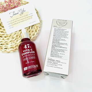 [HISTOLAB]TINH CHẤT DƯỠNG TRẮNG DA - VITA C COMPLEX AMPOULE 47%
