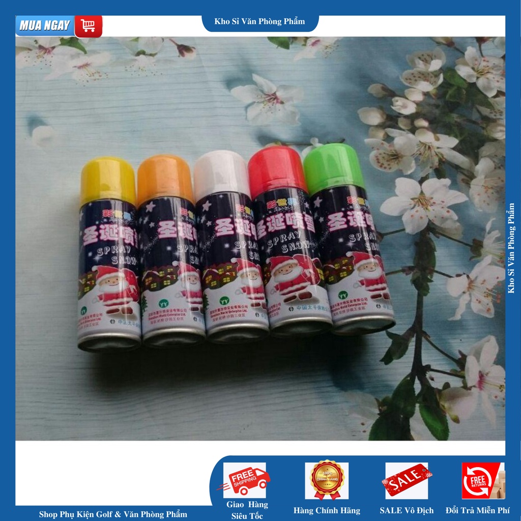 Bình xịt tuyết noel, sinh nhật