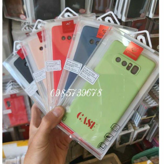 Ốp lưng dẻo màu samsung note 8 hiệu KT Desing chống bám bẩn