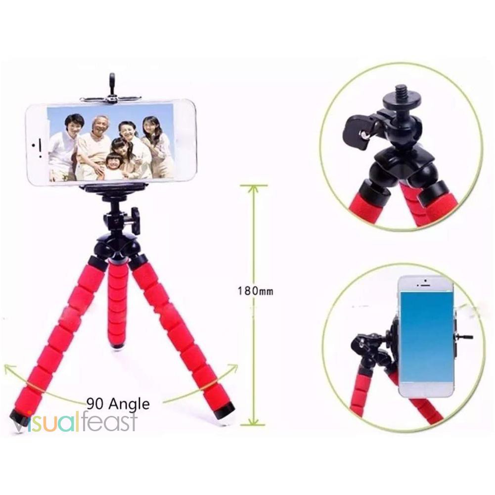 Chân Máy Ảnh Tripod Dạng Bạch Tuộc Cho Điện Thoại