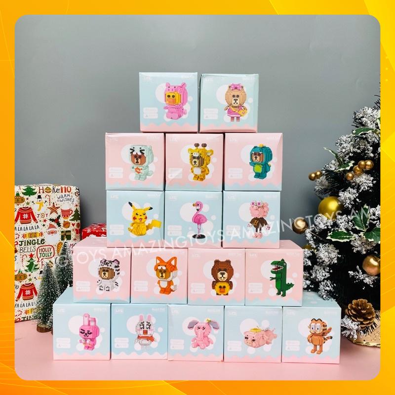 Mô hình lắp ráp nhân vật hoạt hình đáng yêu, dễ thương, giá siêu rẻ