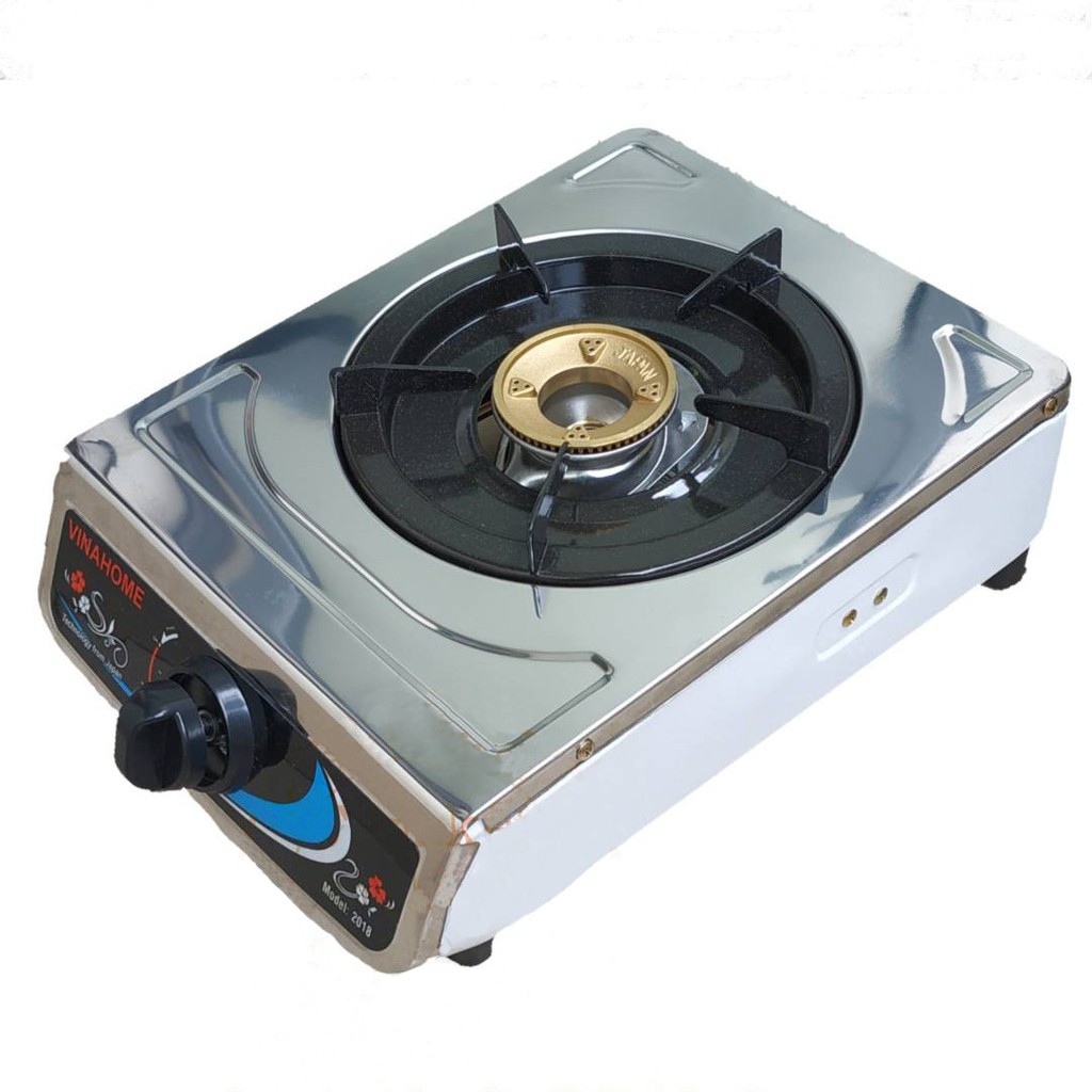 Bếp Gas Đơn Mặt Inox Giá rẻ Dùng Bình Gas Lớn
