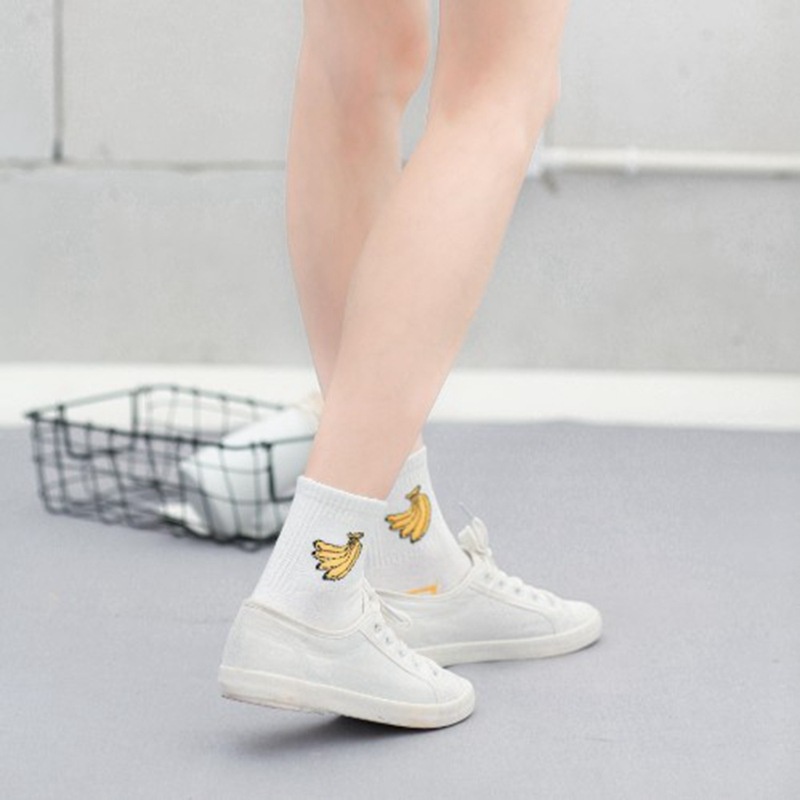 WAFNHA D372 Vớ Nữ In Họa Tiết Hoạt Hình