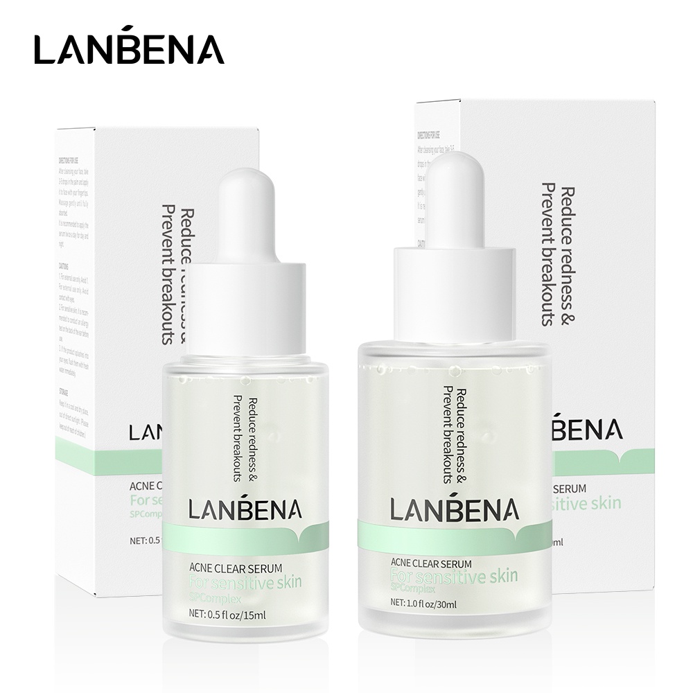 Serum Hỗ trợ giảm mụn Lanbena giảm mụn Dưỡng Ẩm Làm Trắng Kiểm Soát Dầu 30ml