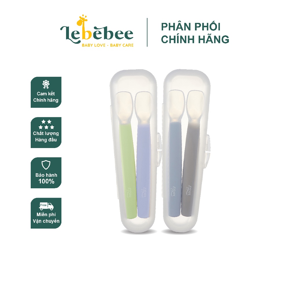 Set 2 thìa ăn dặm TGM