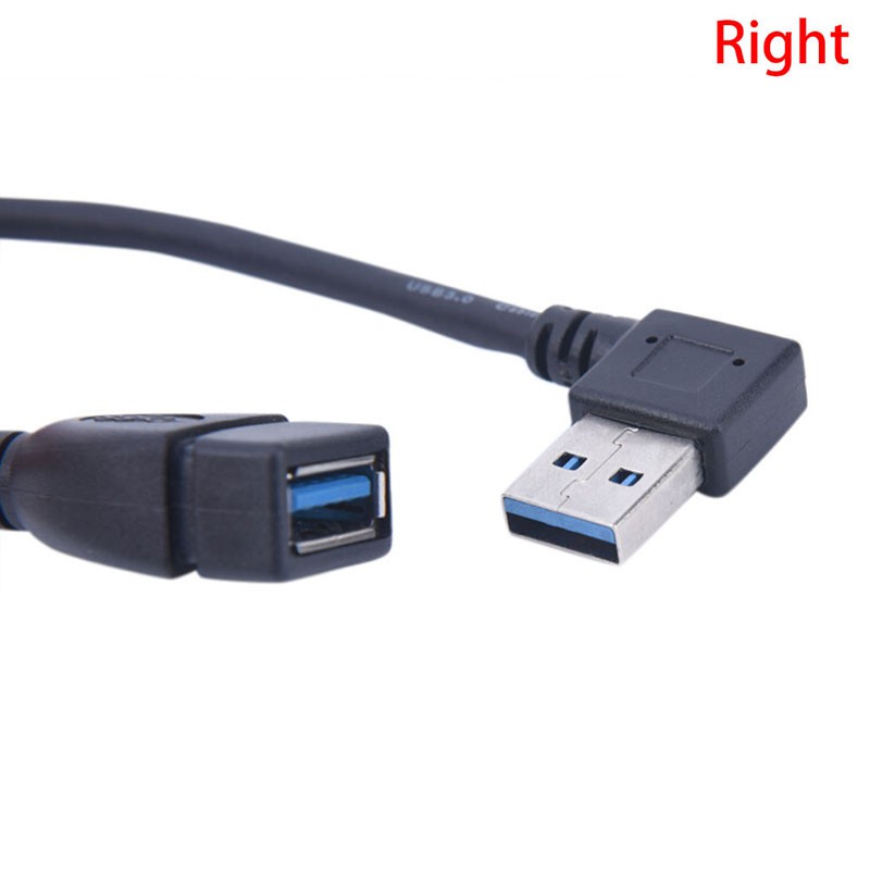 Dây cáp chuyển đổi giắc cắm sang cổng usb 3.0 90 độ