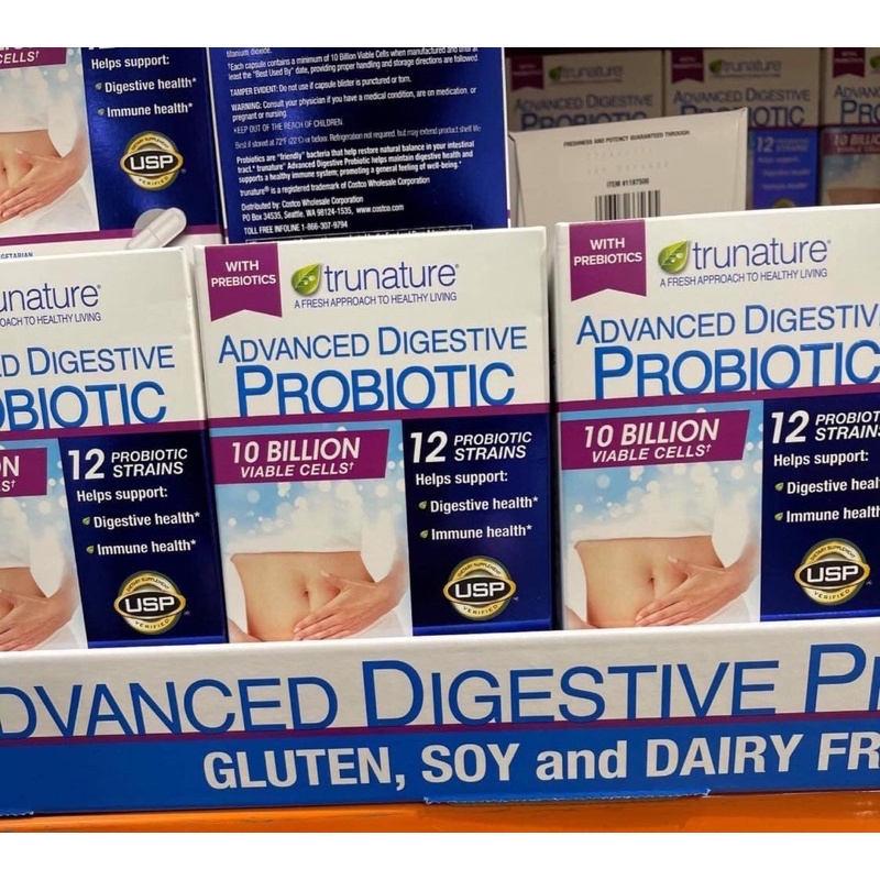 Viên uống trunature Advanced Digestive Probiotic hỗ trợ tiêu hoá