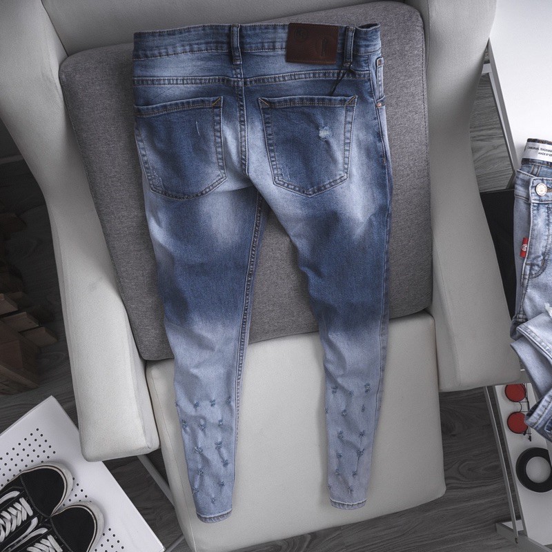 [⚡Tặng quà⚡] Quần Jean Nam Cao Cấp dáng skinny wash phong cách | BigBuy360 - bigbuy360.vn