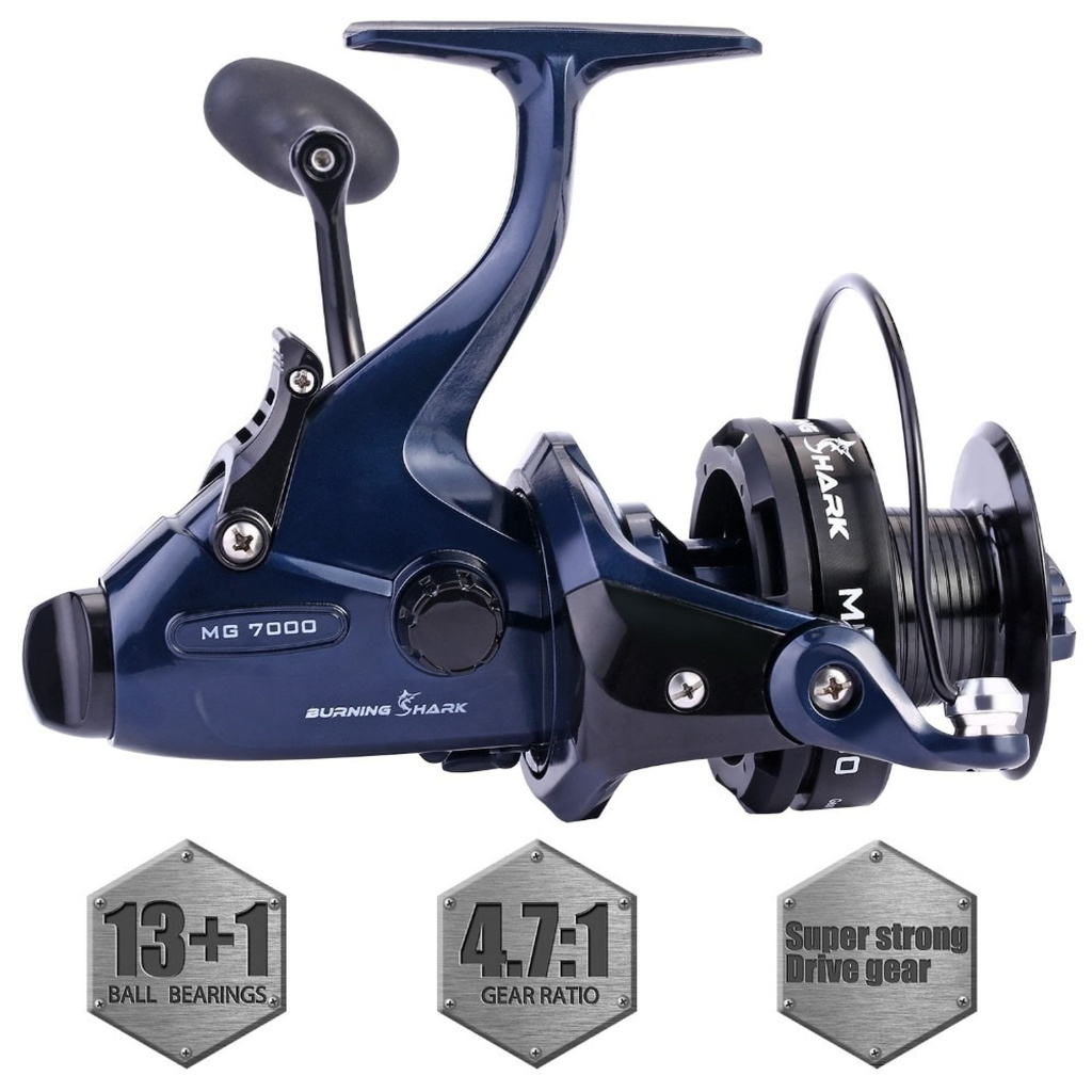  13 + 1BB 4.7:1 Spinning Fishing Reel bánh xe với 2 loại chuyên nghiệp spool cho cá chép Trout Bass câu cá-168-GroceryVN