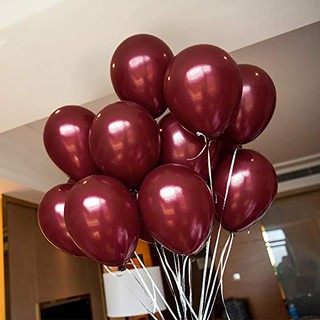 10 bong bóng màu tím mận