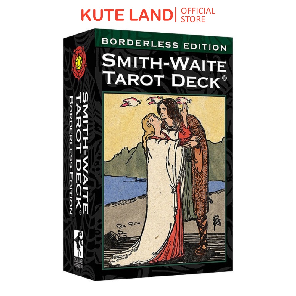 [Size Gốc] Bài Tarot Waite Smith Borderless Edition 78 Lá Size Gốc 7x12 Cm Không Viền Tặng Đá Thanh Tẩy S17