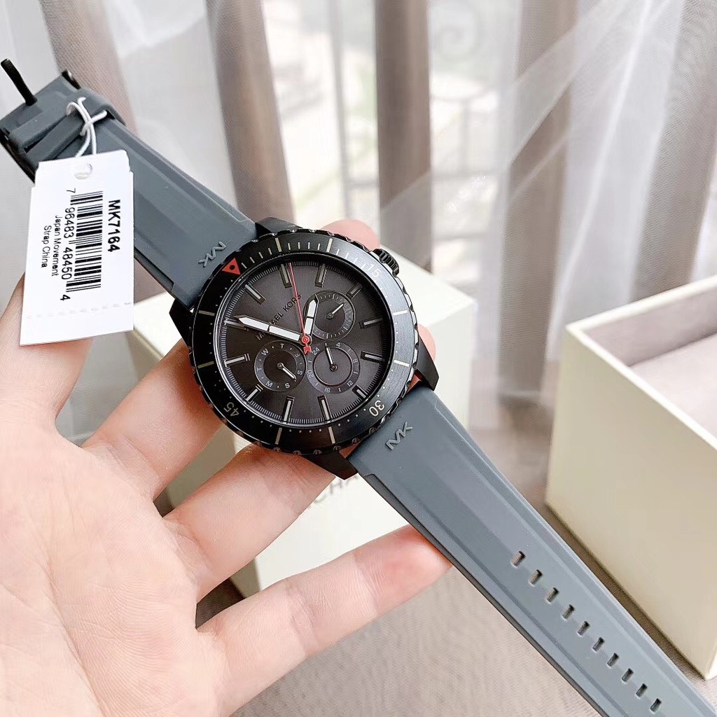 ĐỒNG HỒ NAM MICHAEL KORS CUNNINGHAM MK7160 MK7163 MK7164 MK7165 DÂY CAO SU