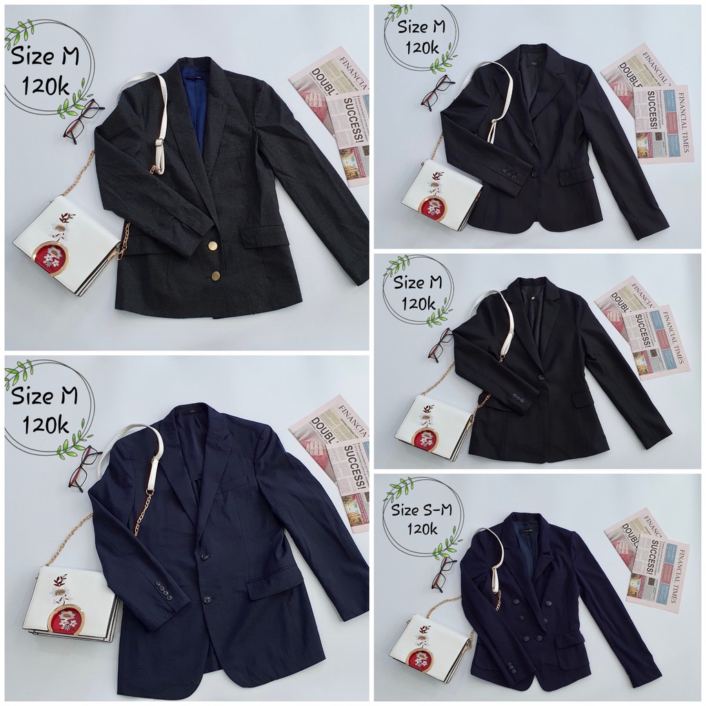 Vest, blazer Hàn - Nhật [2hand] đồng giá 120k