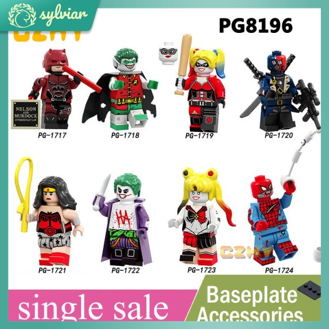 Mô Hình Đồ Chơi Lego Nhân Vật Harley Quinn Joker PG8196