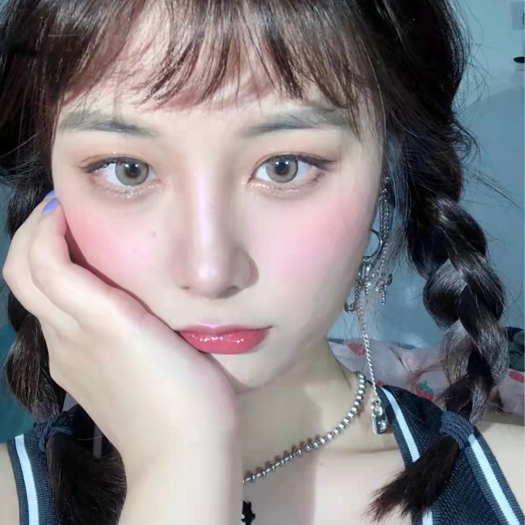 Phấn Má Hồng Dạng Bột Chiết Xuất Việt Quất Tạo Khối Trang Điểm Bắt Sáng Tự Nhiên