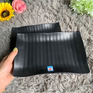 Đĩa nhựa fataco hình chữ Nhật đĩa đen DCN 48N