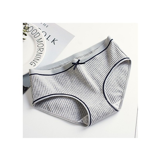 [DEAL GIẤ SỐC] HÀNG XUẤT - Quần lót nữ Muji cotton gân tăm phối nơ cực xinh | BigBuy360 - bigbuy360.vn