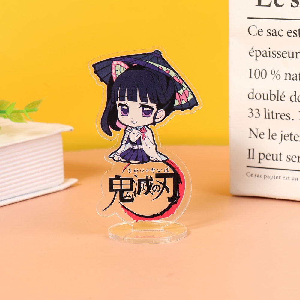 Mô Hình Nhân Vật Kimetsu No Yaiba Tomioka Giyu Kamado Nezuko Để Bàn Trang Trí Thẻ