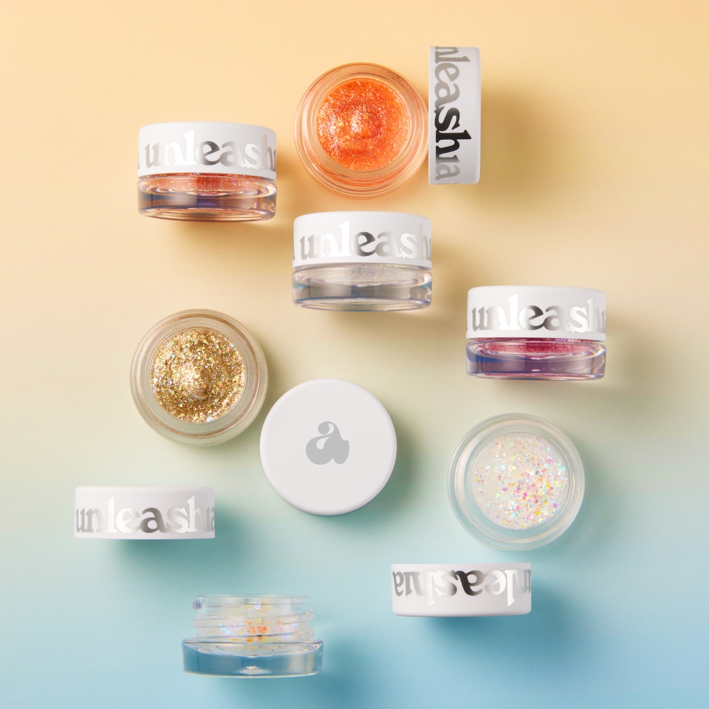 Nhũ mắt dạng Lấp Lánh dạng gel UNLEASHIA Mini Get Loose Glitter - Bắt sáng cho mặt, chống nước lâu trôi 4g