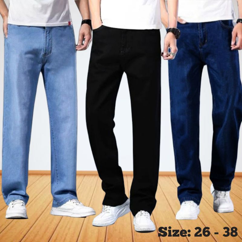 Quần Jean Nam Tiêu Chuẩn Cơ Bản Vừa Vặn Thông Thường