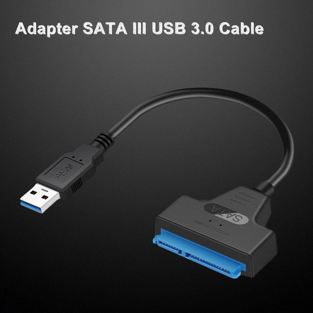 Bộ chuyển đổi cáp USB 3.0 sang 2.5 "SATA 22 chân cắm cho ổ đĩa cứng HDD ngoài ổ cứng SSD