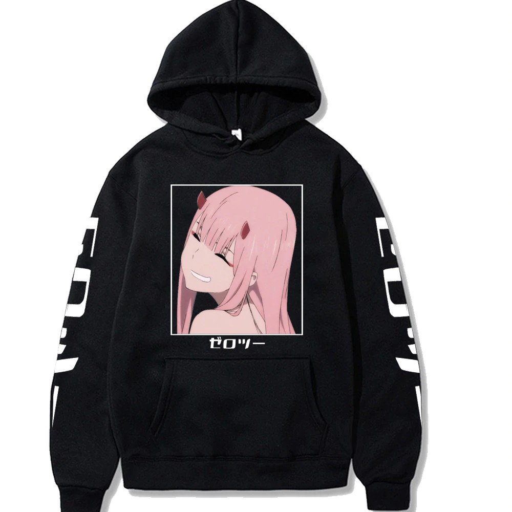 Áo Hoodie In Họa Tiết Anime Zero Two Cho Nam