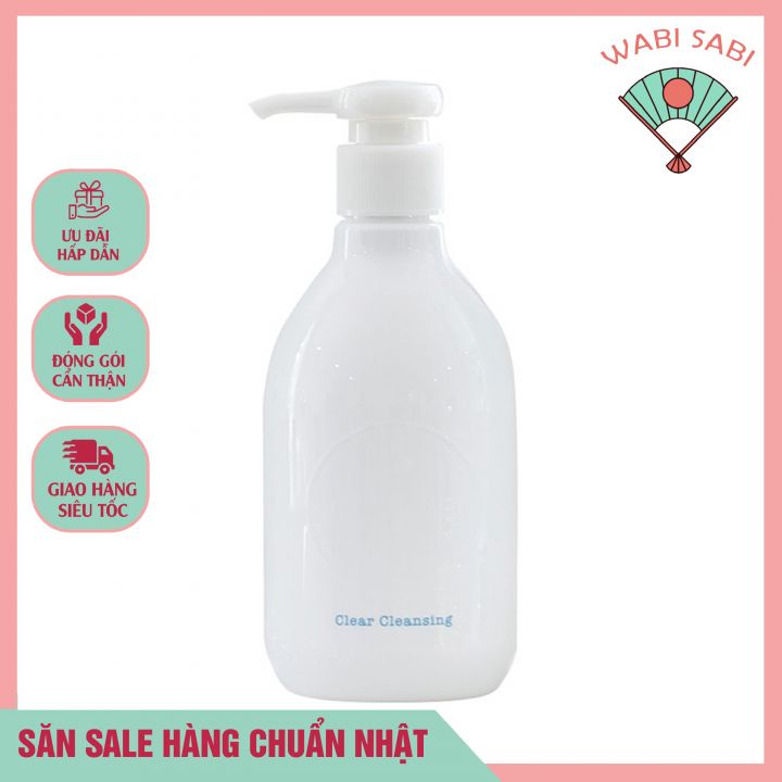 Gel Tẩy Trang Bùn Khoáng Thiên Nhiên Làm Sạch, Se Khít Lỗ Chân Lông CLAYGE Cleansing nội địa Nhật phân phối từ Wabisabi