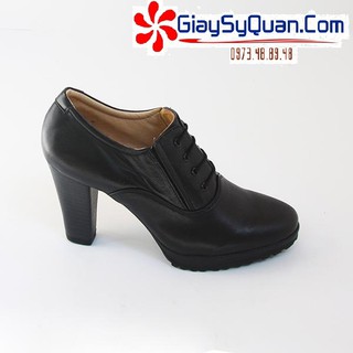 Giày Da Nữ Cao Gót 9cm ASECO32