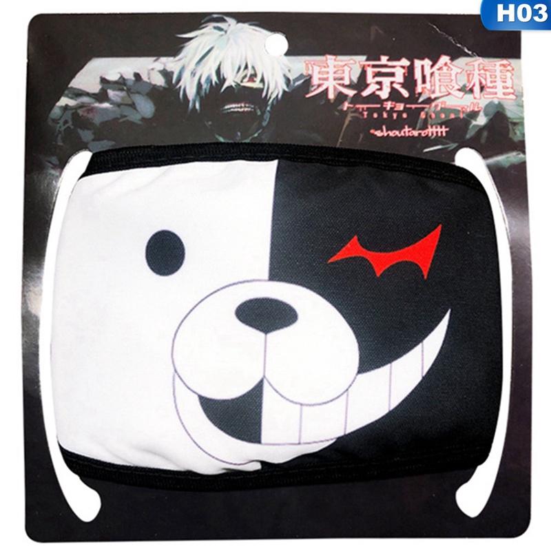 Zhizhong Mặt Nạ Hóa Trang Nhân Vật Kaneki Ken Trong Tokyo Ghoul Có Khóa Kéo Điều Chỉnh Được