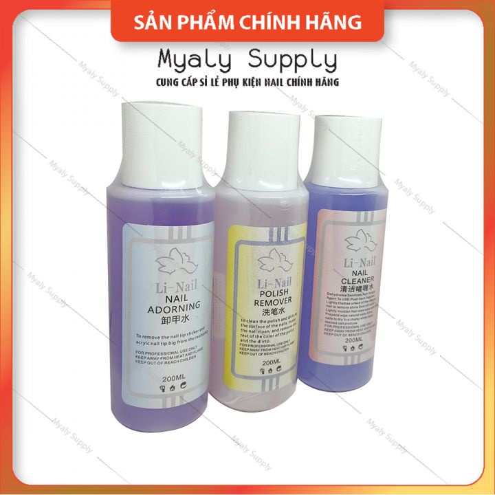 Dung Dịch Rửa Cọ Lau Gel Phá Gel Li Nail