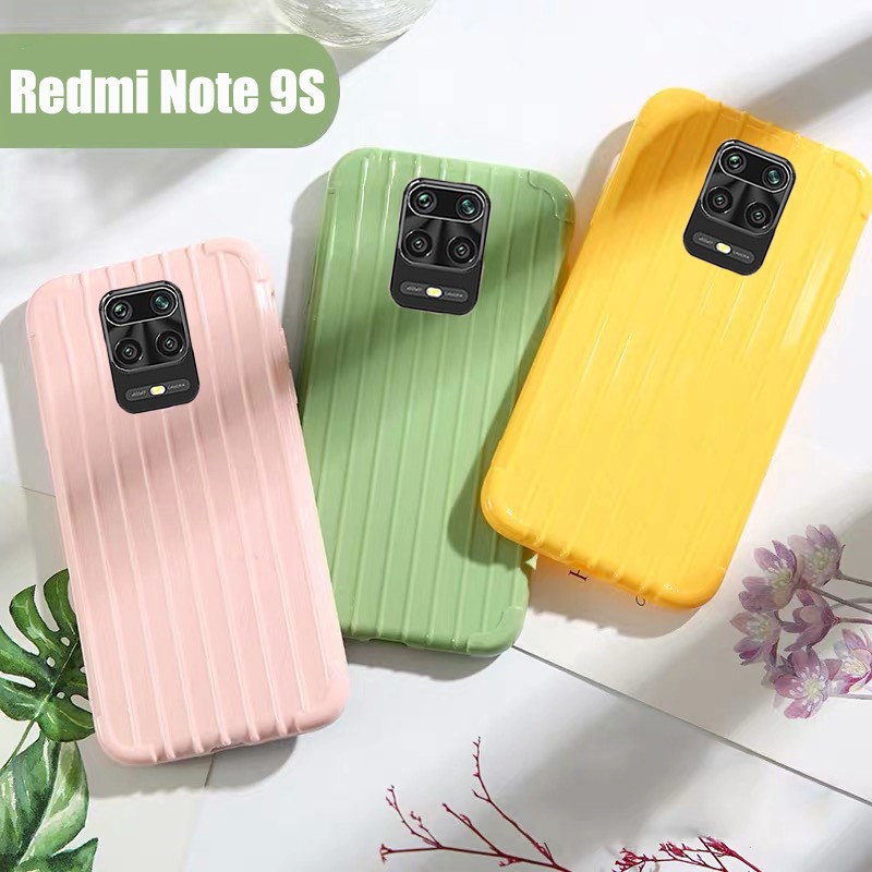 Ốp điện thoại màu kẹo kiểu hành lý cho XIAOMI Redmi Note 9S 9 S 9Pro Note 8 Pro Redmi 9 9A 9C 8A K30 Pro