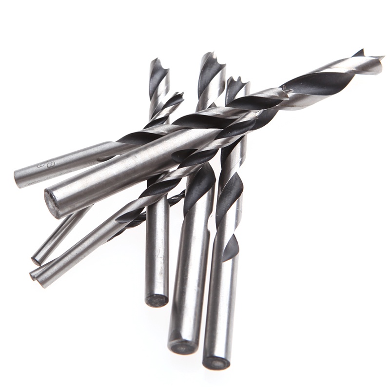 Bộ 8 Mũi Khoan HSS Kích Thước 3MM-10MM Chuyên Dụng Cho Chế Biến Gỗ / Kim Loại Mới