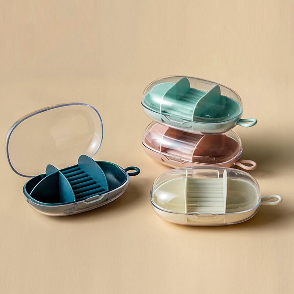 AROMA Hộp Đựng Trang Sức Bằng Silicon Trong Suốt Tiện Dụng Mang Đi Du Lịch