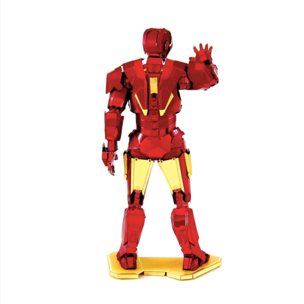 Mô hình 3D kim loại tự lắp ráp Iron man, phiên bản có màu tuyệt đẹp