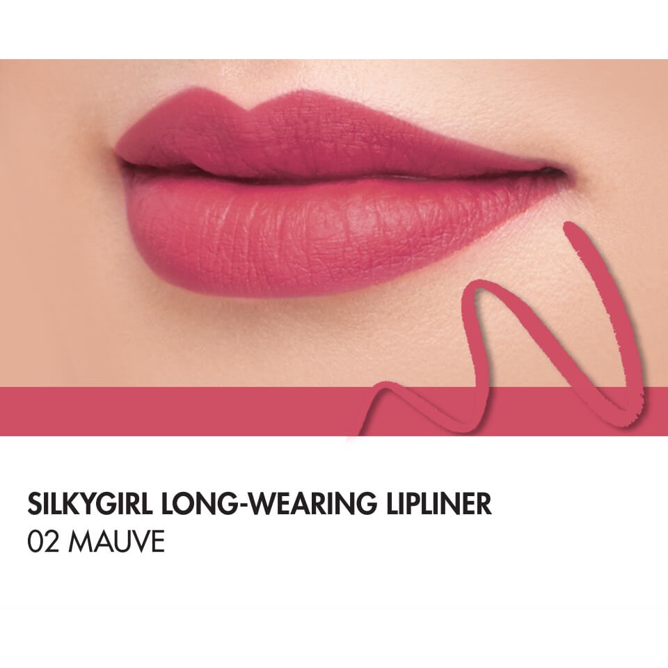 Chì Kẻ Viền Môi Mềm Mượt Silkygirl Long Wearing 0.35g