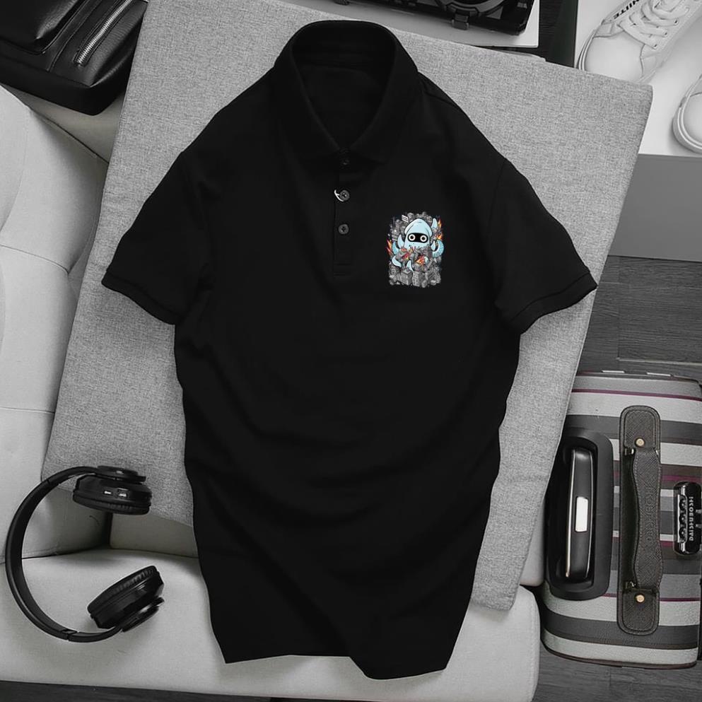 Áo Polo chất Thun Cá Sấu Poly Thái, Áo thun có cổ trắng, đen full size nam nữ, cổ trụ Unisex,  KKim Shop