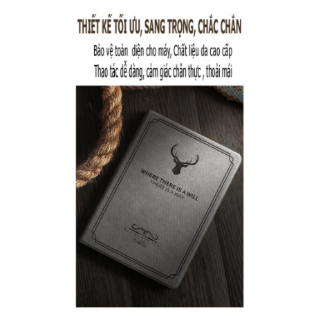 Bao da Huawei Dtab D-01J - M3 8.4 inch cao cấp | Họa tiết Deer | Tặng kèm bút cảm ứng và que chọc sim | BigBuy360 - bigbuy360.vn