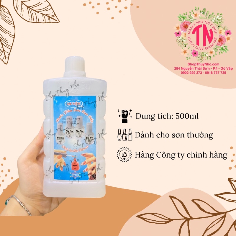 Nước pha sơn móng tay Quyên - 500ml