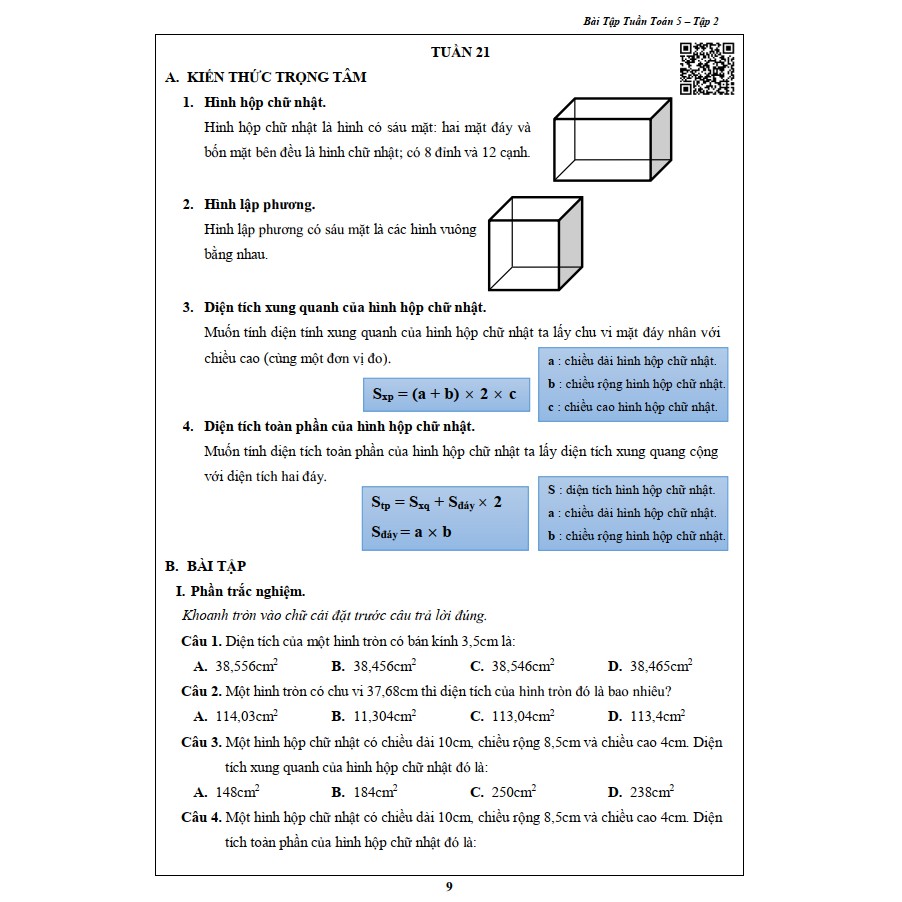 Sách - Combo Bài Tập Tuần và Đề Kiểm Tra Toán và Tiếng Việt 5 - Học Kì 2 (4 cuốn)