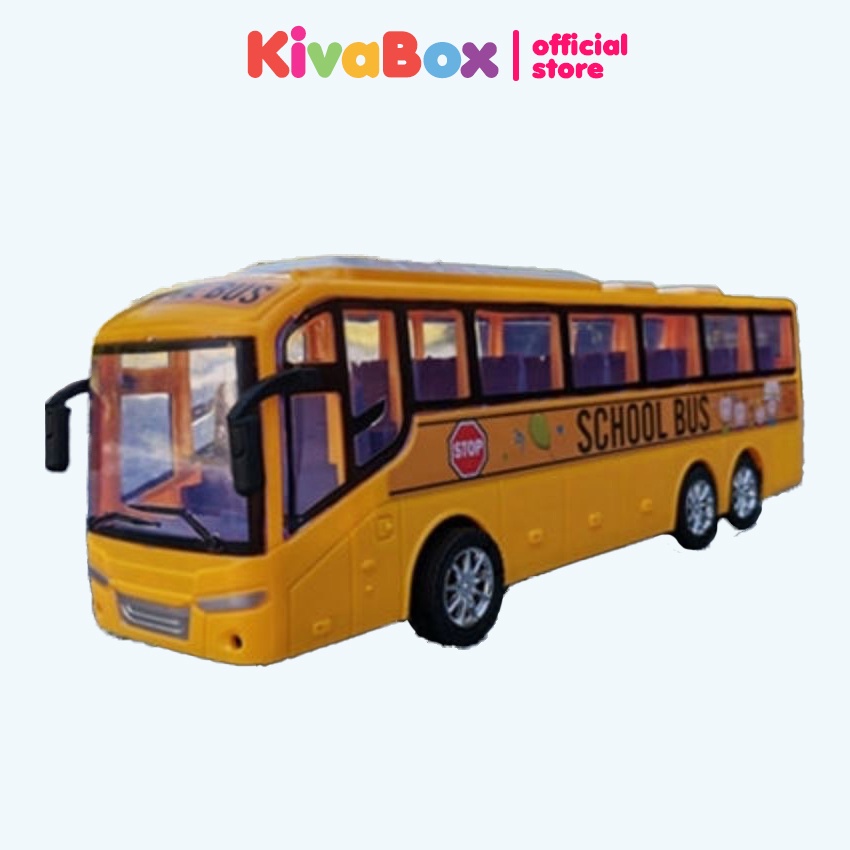 Xe bus điều khiển từ xa Kivabox loại xe điều khiển, nhựa ABS siêu bền, thiết kế tinh xảo siêu đẹp